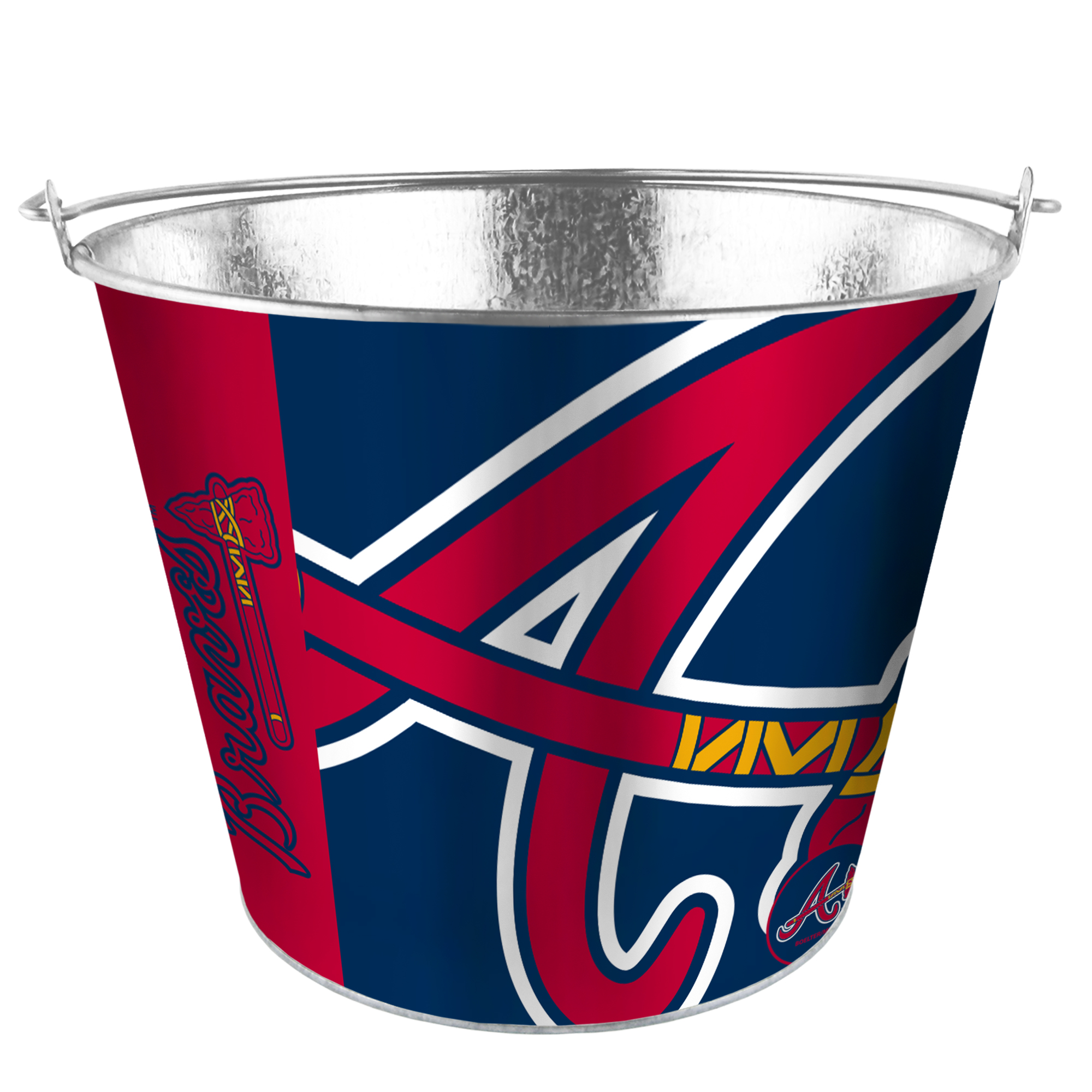 Atlanta Braves 5-Quart Hype Metal Bucket | Boelter