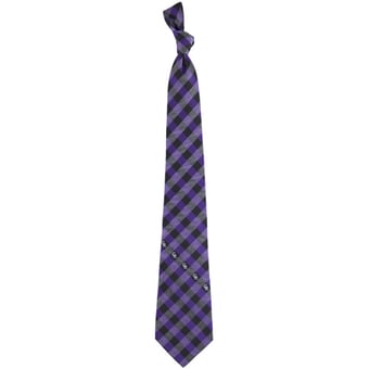 Men's Colorado Rockies Woven Checkered Tie