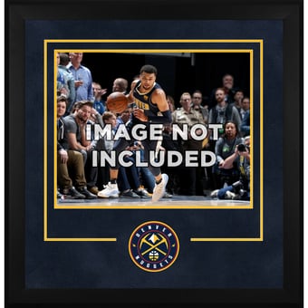 Denver Nuggets 16" x 20" Horizontal Deluxe Setup Frame with Team Logo