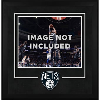 Brooklyn Nets 16" x 20" Horizontal Deluxe Setup Frame with Team Logo