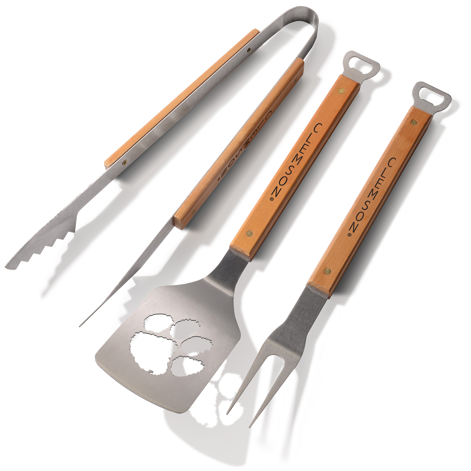Fanpoint Clemson Tigers 3-Piece BBQ Set