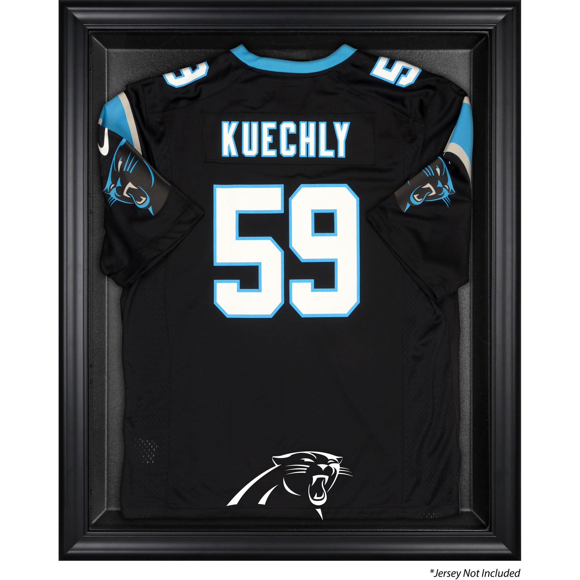 Carolina Panthers Black Framed Jersey Display Case