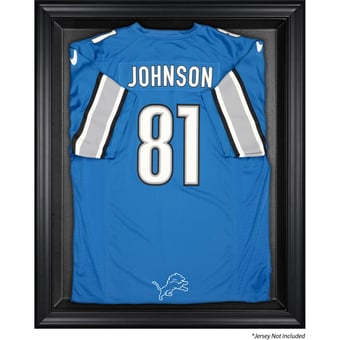 Detroit Lions Black Framed Jersey Display Case