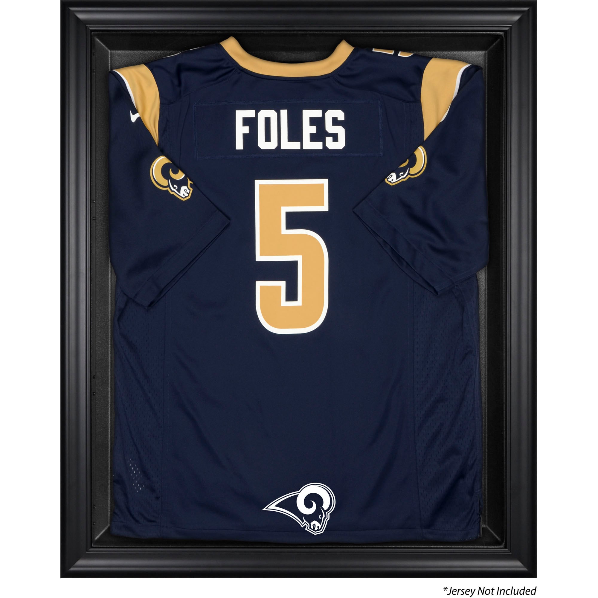 Vetrina in jersey con cornice nera St. Louis Rams