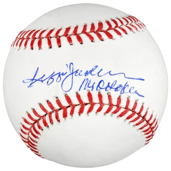 Reggie Jackson New York Yankees Autographed Baseball with "Mr. October" Inscription