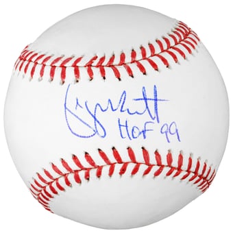 George Brett Kansas City Royals Autographed Baseball with HOF '99 Inscription