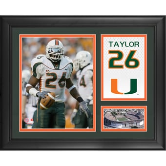 Sean Taylor Miami Hurricanes Framed 15'' x 17'' Campus Legend Collage