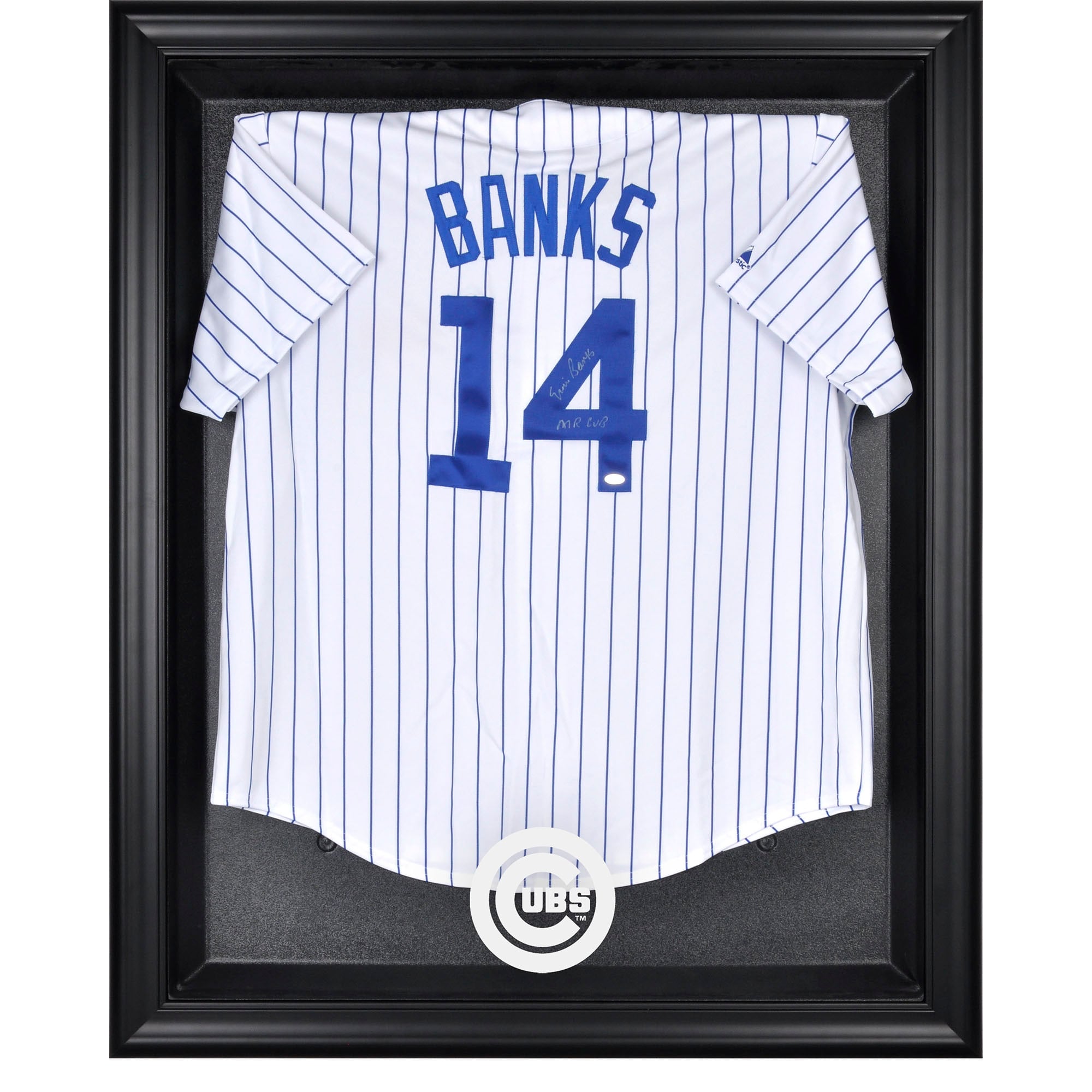 Chicago Cubs Black Framed Logo Jersey Display Case