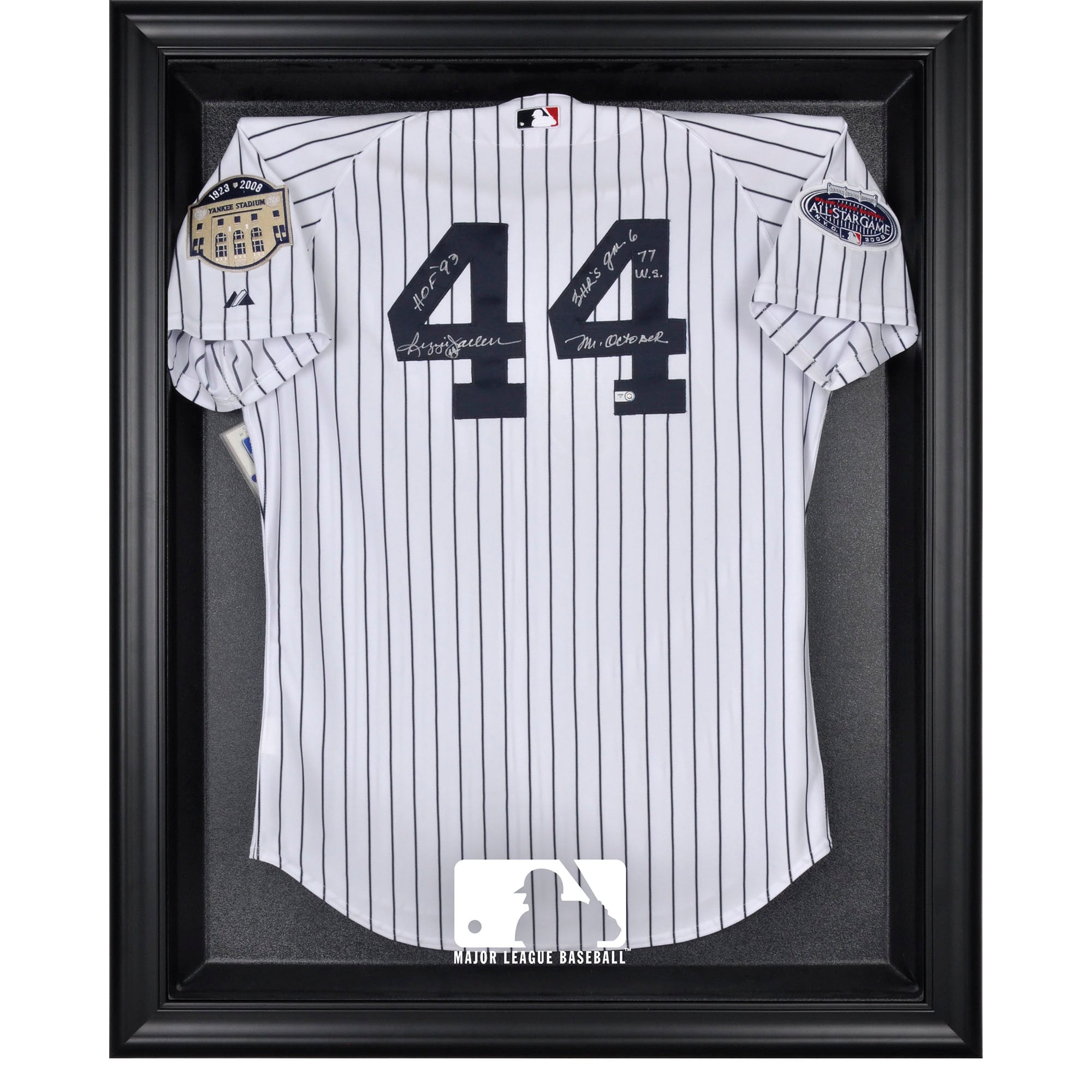 MLB Black Framed Logo Jersey Display Case
