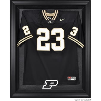 Purdue Boilermakers Black Framed Logo Jersey Display Case