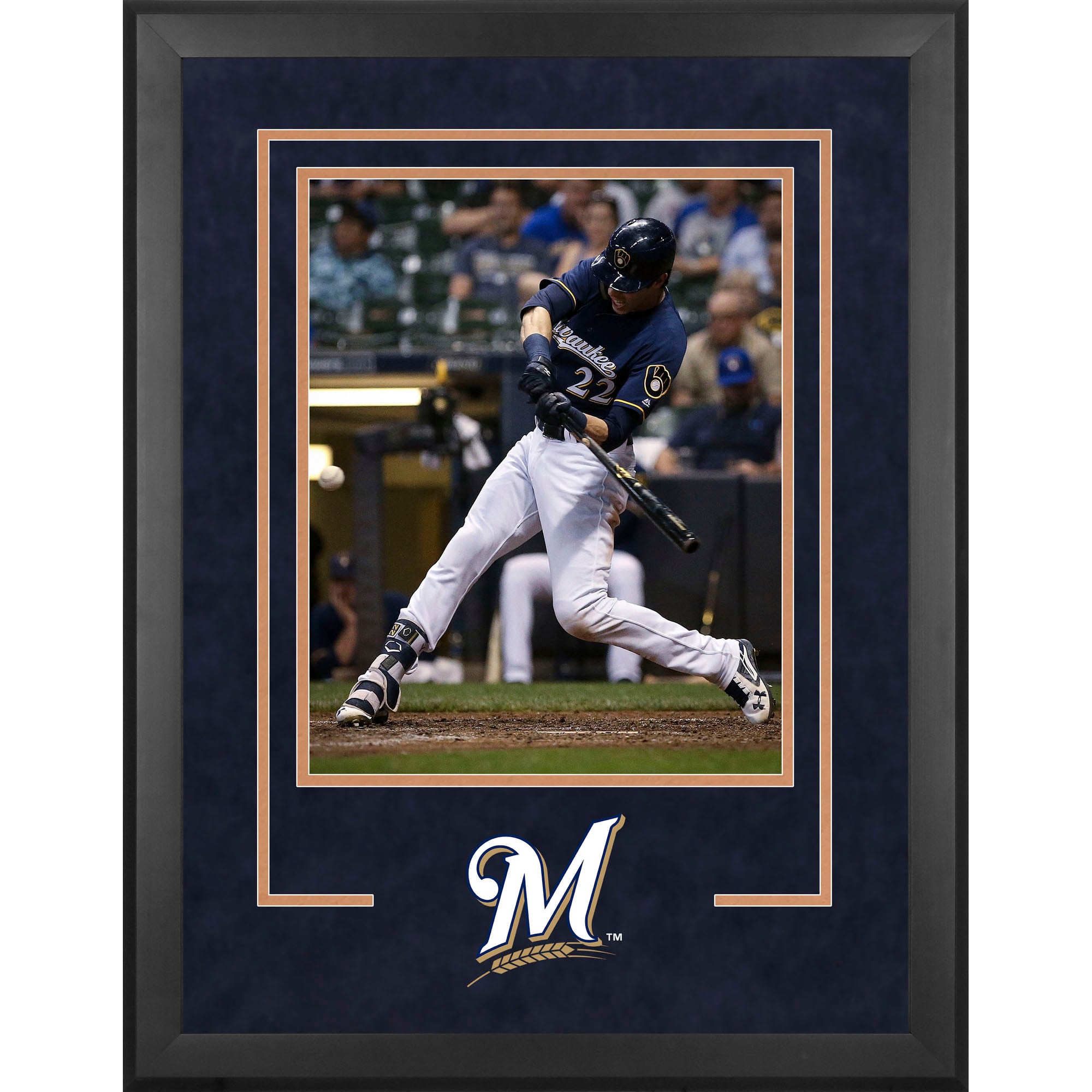 Milwaukee Brewers Deluxe 16" x 20" Vertical Photograph Frame