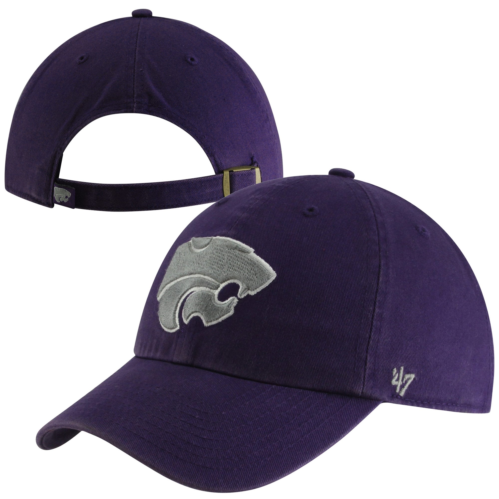 Men's '47 Purple Kansas State Wildcats Clean Up Adjustable Hat