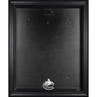Vancouver Canucks Black Framed Logo Jersey Display Case