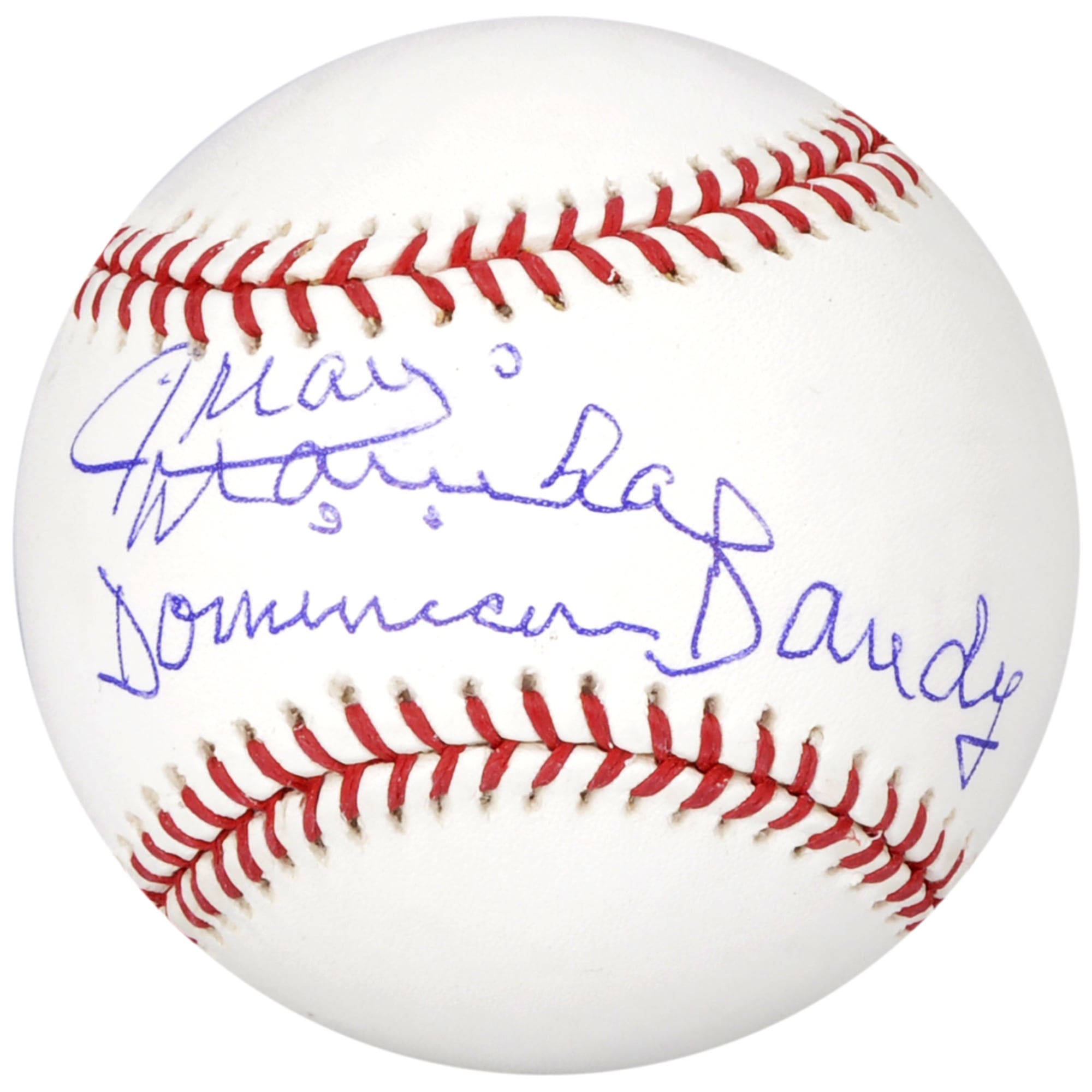 Juan Marichal San Francisco Giants Autographed Giants Baseball with "Dominican Dandy" Inscription