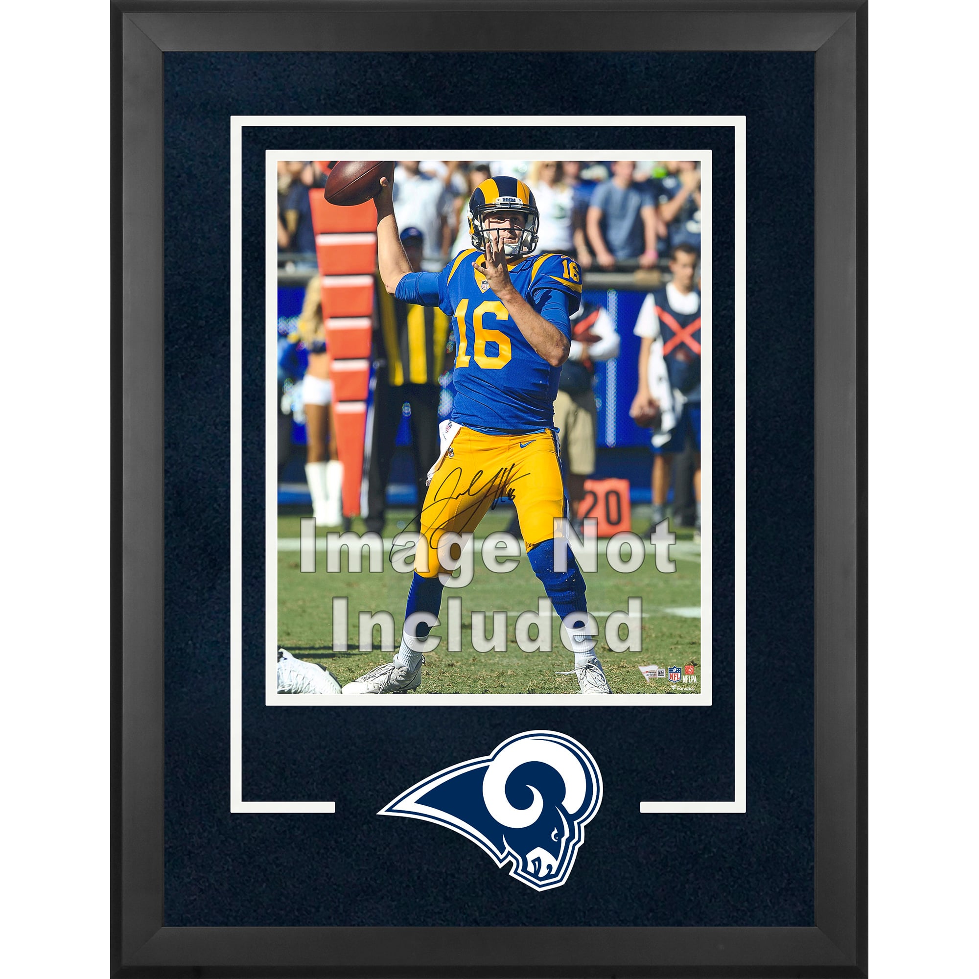 Los Angeles Rams 16" x 20" Deluxe Vertical Photograph Frame with Team Logo