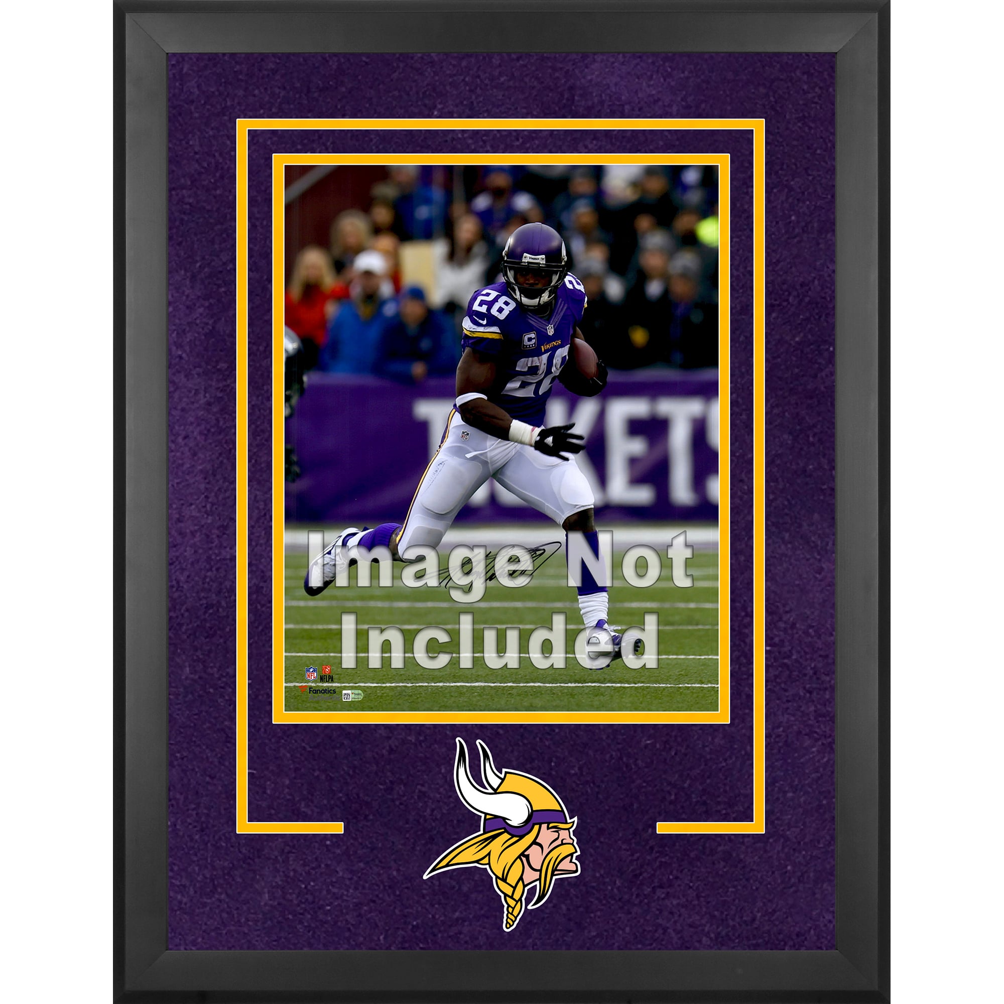 Minnesota Vikings Deluxe 16'' x 20'' Vertical Photograph Frame with Team Logo