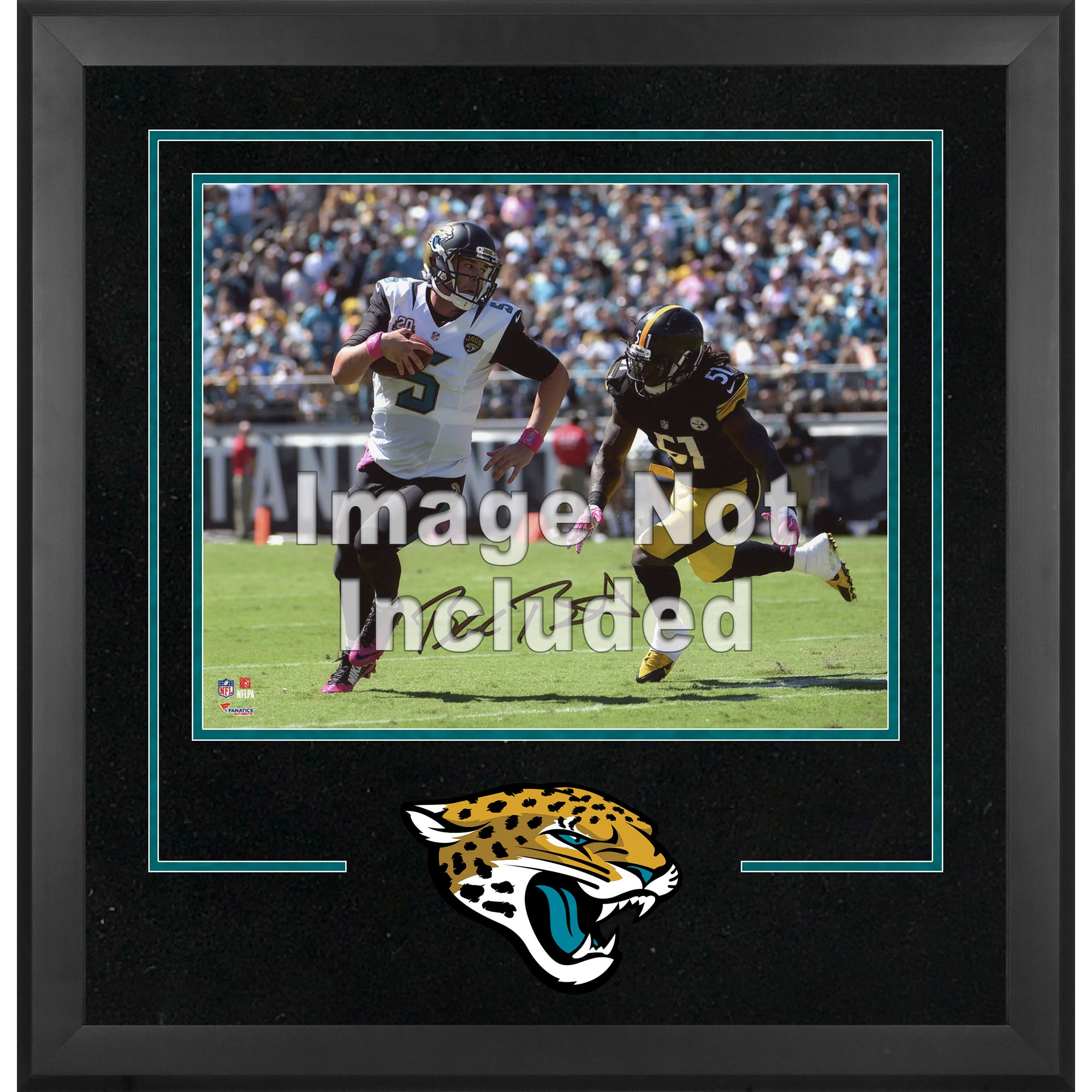 Jacksonville Jaguars Deluxe 16'' x 20'' Horizontal Photograph Frame with Team Logo