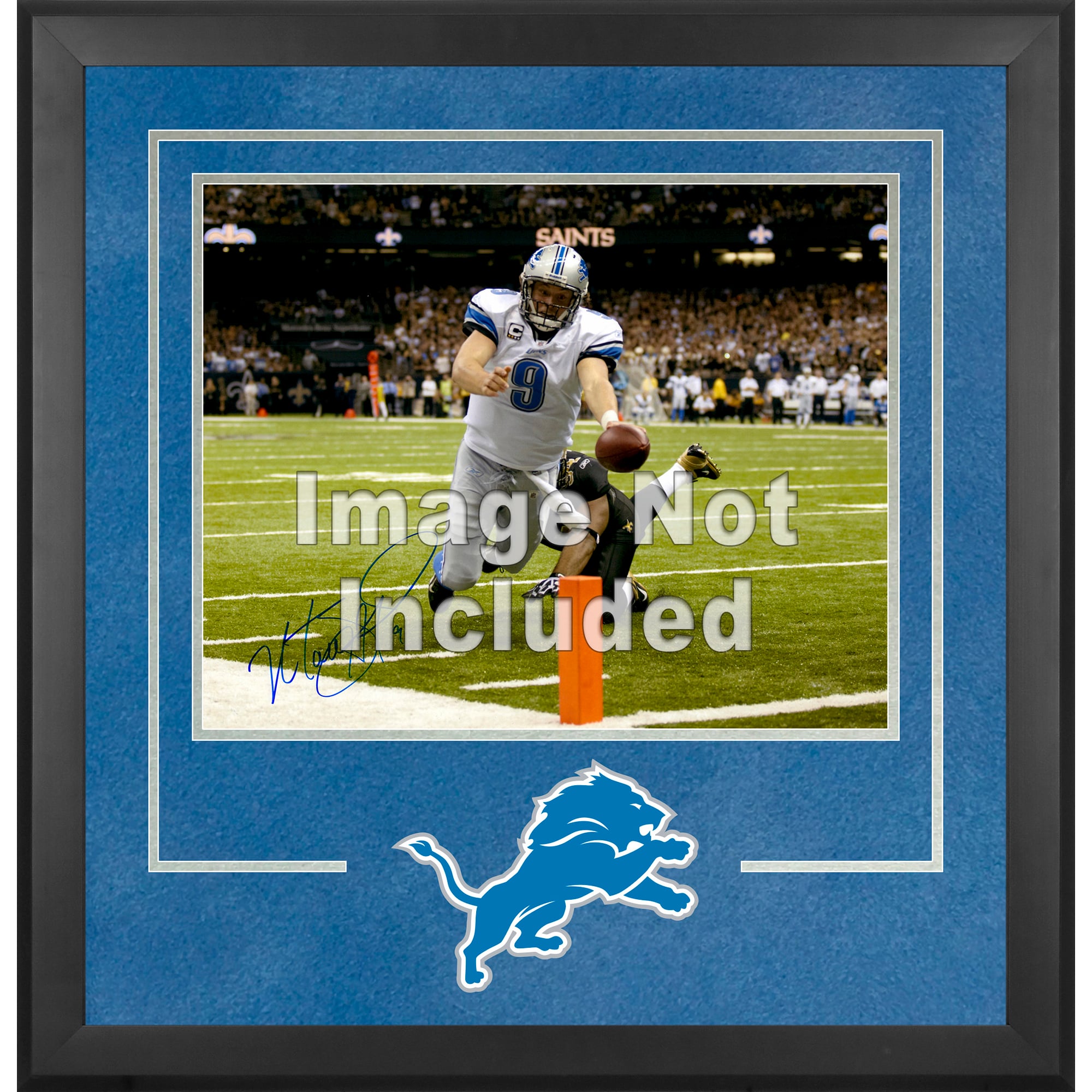 Detroit Lions Deluxe 16'' x 20'' Horizontal Photograph Frame with Team Logo