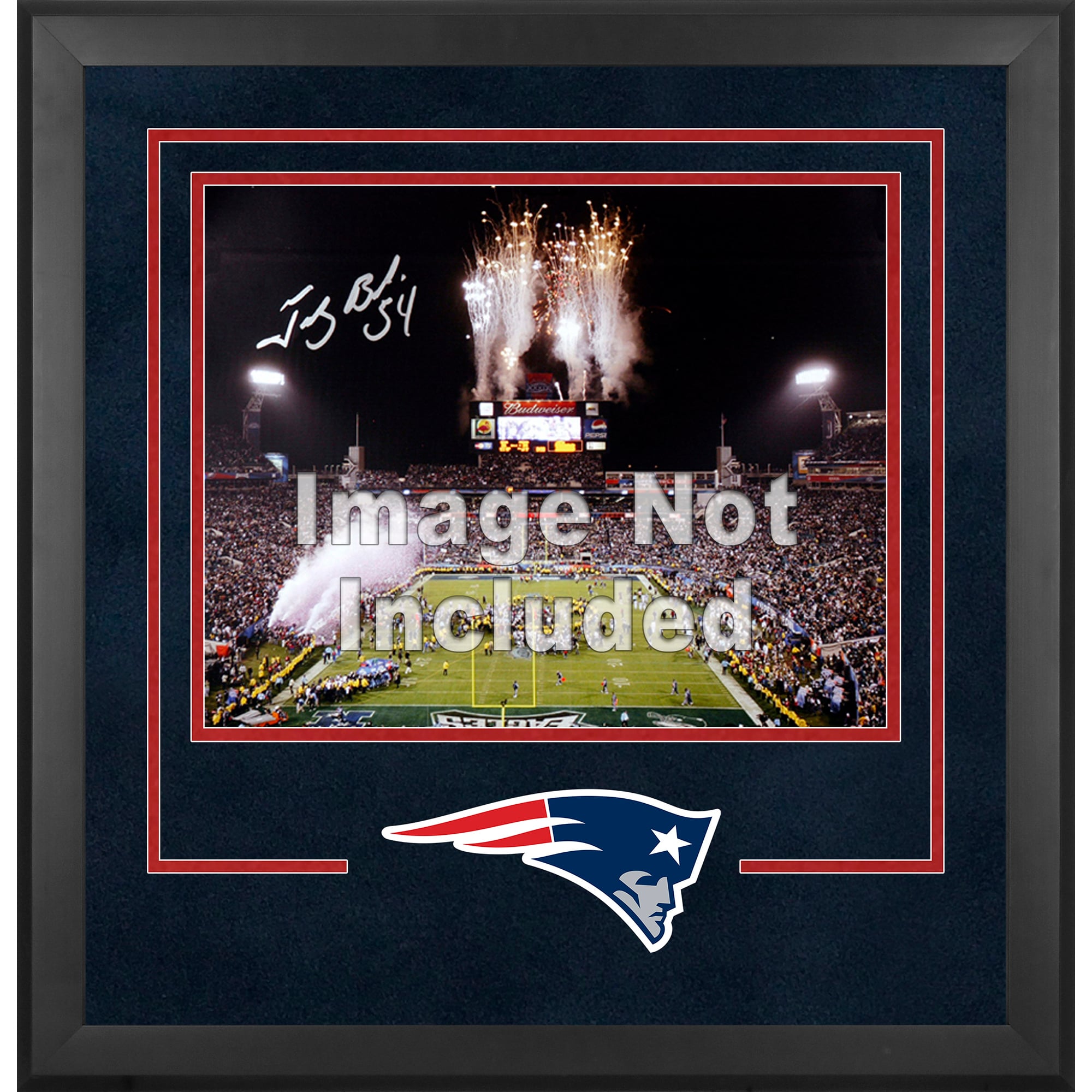 New England Patriots Deluxe 16'' x 20'' Horizontal Photograph Frame with Team Logo