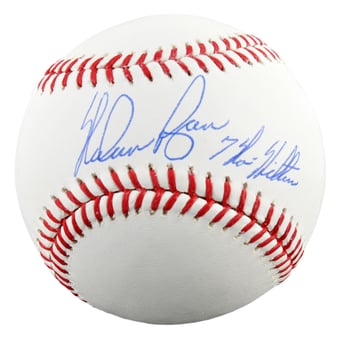 "Nolan Ryan Autographed Baseball with ""7 No-Hitters"" Inscription"
