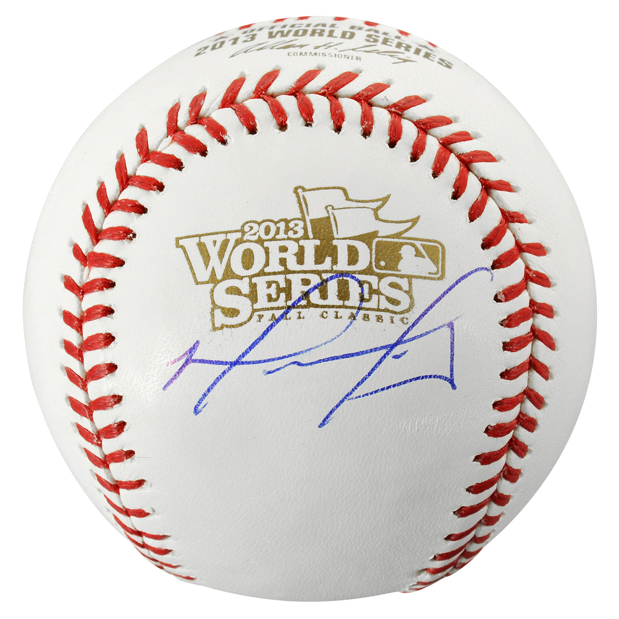 David Ortiz Boston Red Sox 2013 World Series Champions Autographed World Series Logo Baseball David Ortiz Boston Red Sox 2013 World Series Champions Autographed World Series Logo Baseball