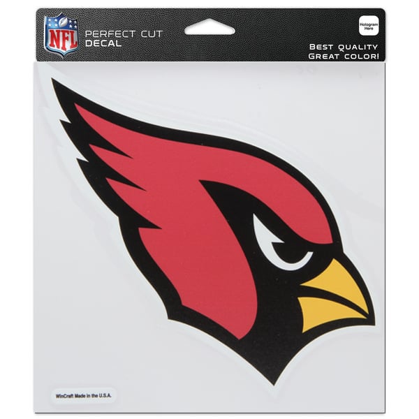 WinCraft  Arizona Cardinals 8" x 8" Color Car Decal