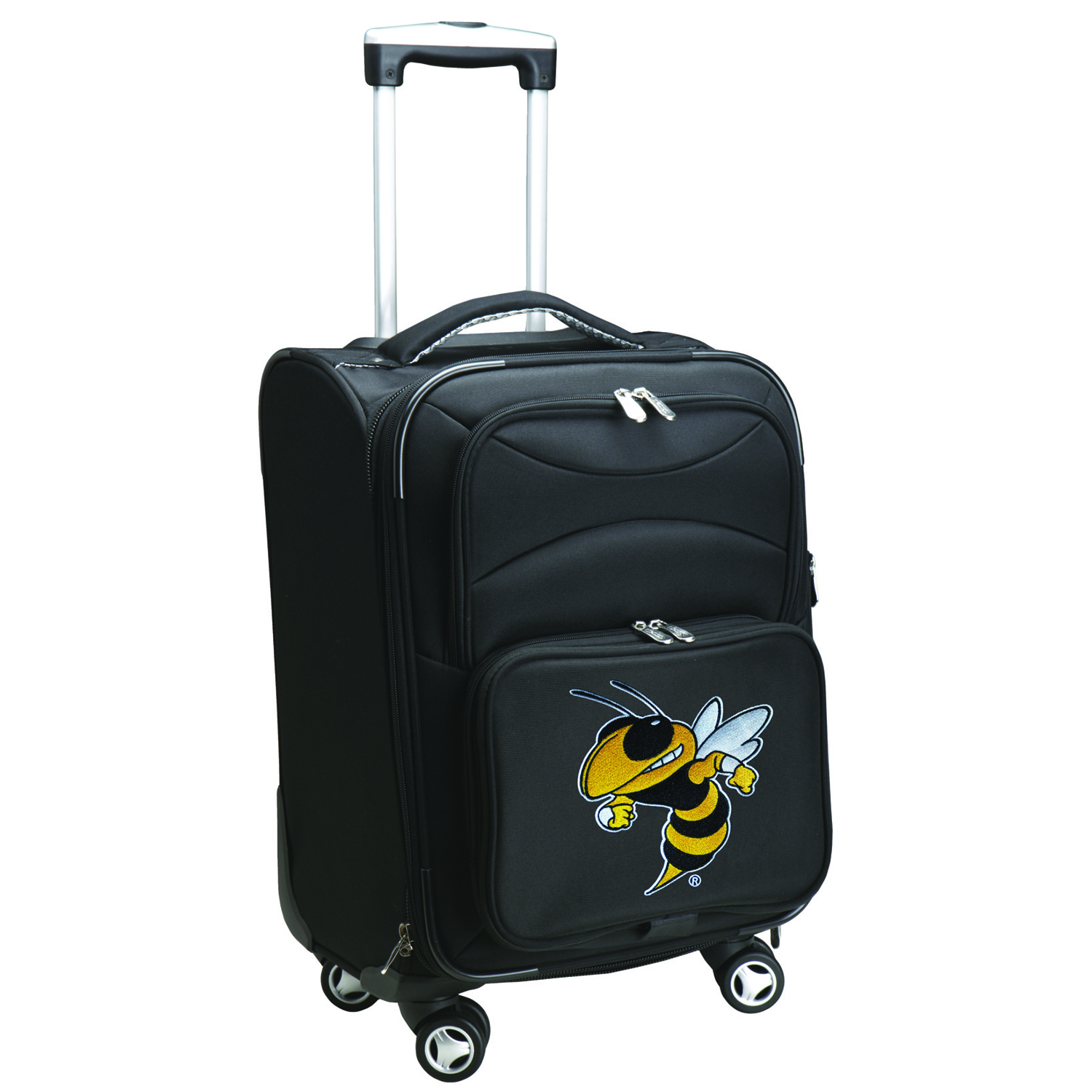 MOJO Black GA Tech Yellow Jackets 21" Softside Spinner Carry-On