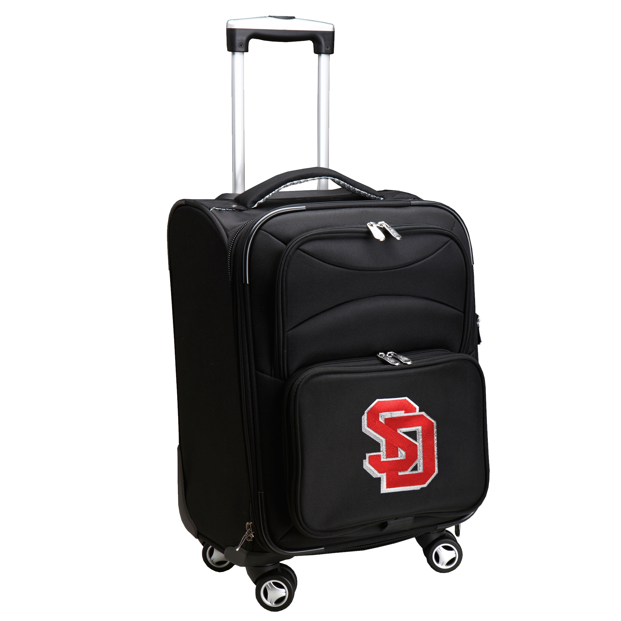 MOJO Black South Dakota Coyotes 21" Softside Spinner Carry-On