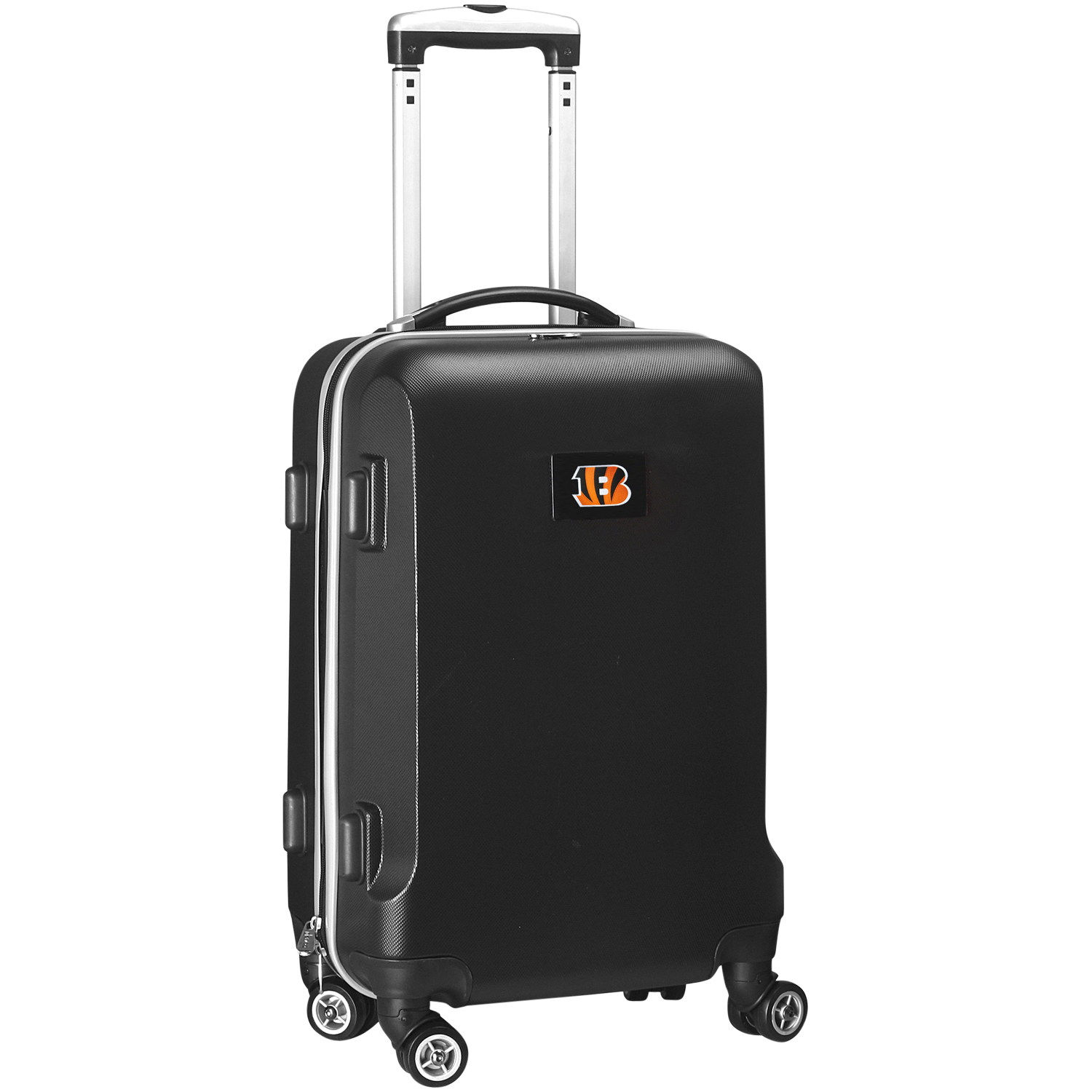 Black Cincinnati Bengals 20" 8-Wheel Hardcase Spinner Carry-On