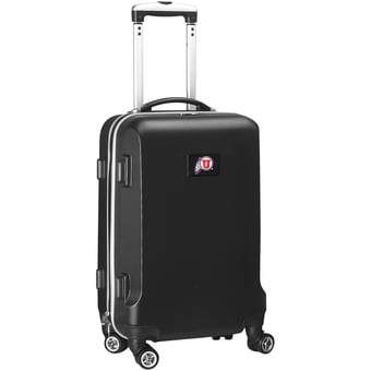 Black Utah Utes 20" 8-Wheel Hardcase Spinner Carry-On