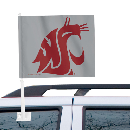 Washington State Cougars WinCraft 12" x 15" Double-Sided Car Flag