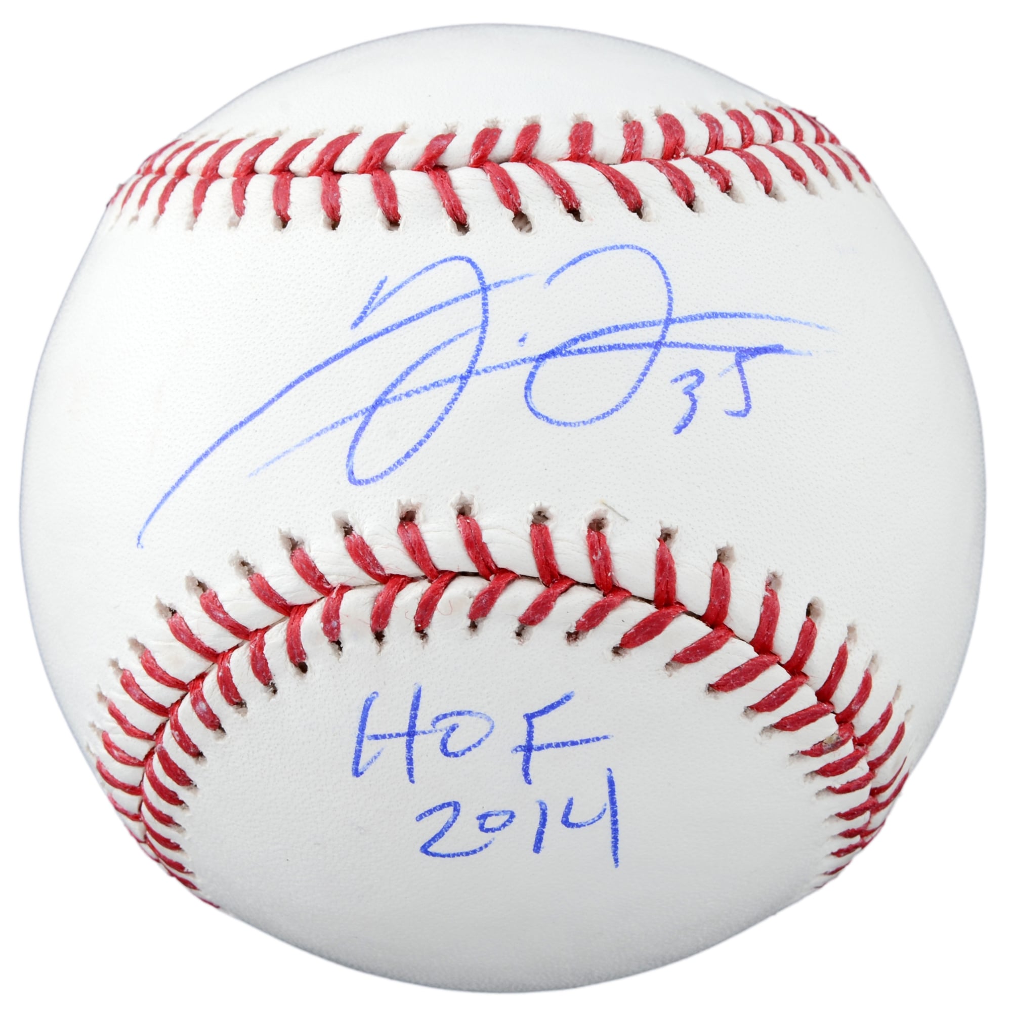 Frank Thomas Chicago White Sox Autographed Baseball with "HOF 2014" Inscription