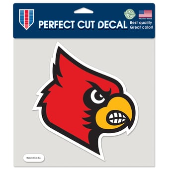 "WinCraft  Louisville Cardinals 8"" x 8"" Color Car Decal"