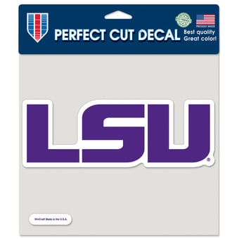"WinCraft  LSU Tigers 8"" x 8"" Color Car Decal"