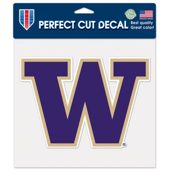 "WinCraft  Washington Huskies 8"" x 8"" Color Car Decal"