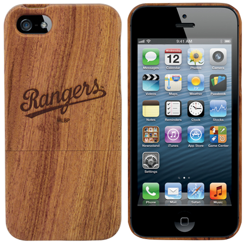 Coveroo Texas Rangers Wooden iPhone 5 Primary Case