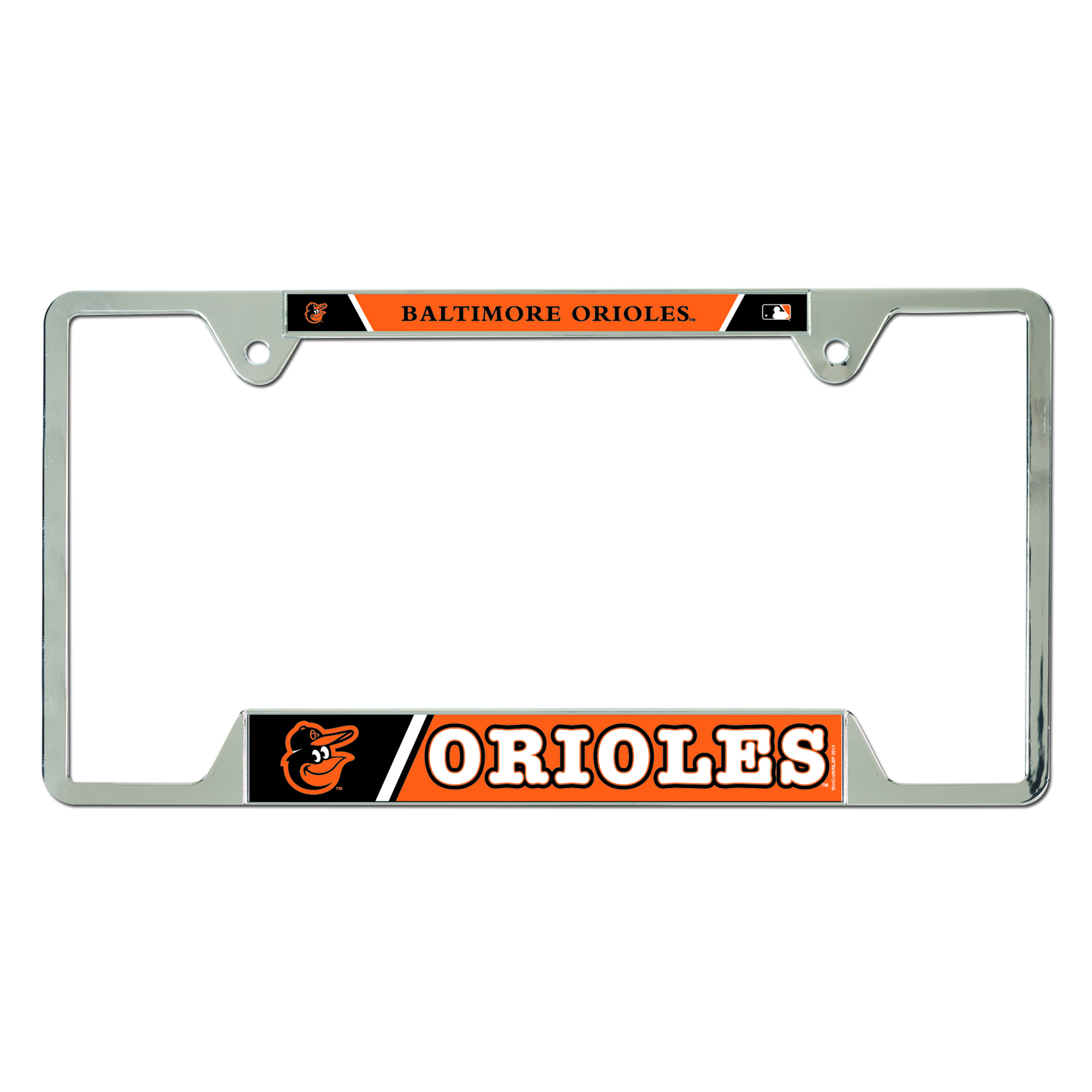 Baltimore Orioles WinCraft Metal License Plate Frame