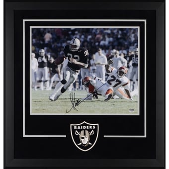 Marcus Allen Las Vegas Raiders Deluxe Framed Autographed 16'' x 20'' vs. Cincinnati Bengals Photograph