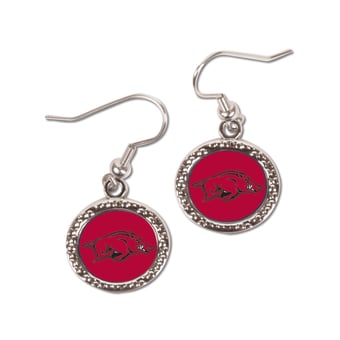 Women's Arkansas Razorbacks WinCraft Round Dangle Earrings
