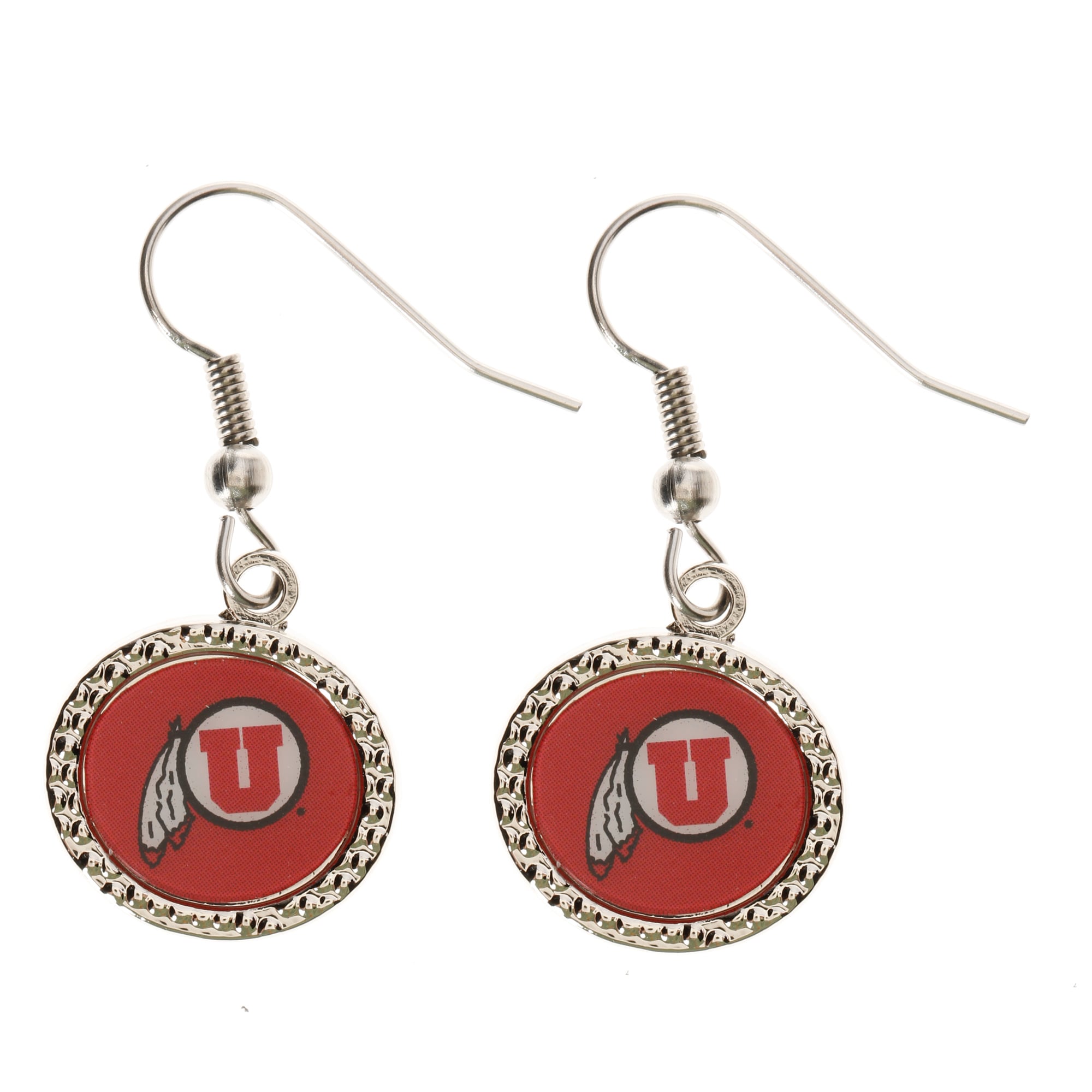 Women's Utah Utes WinCraft Round Dangle Earrings