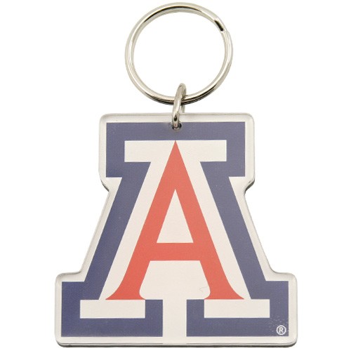 "WinCraft Arizona Wildcats 3.25"" x 2"" Premium Keychain"