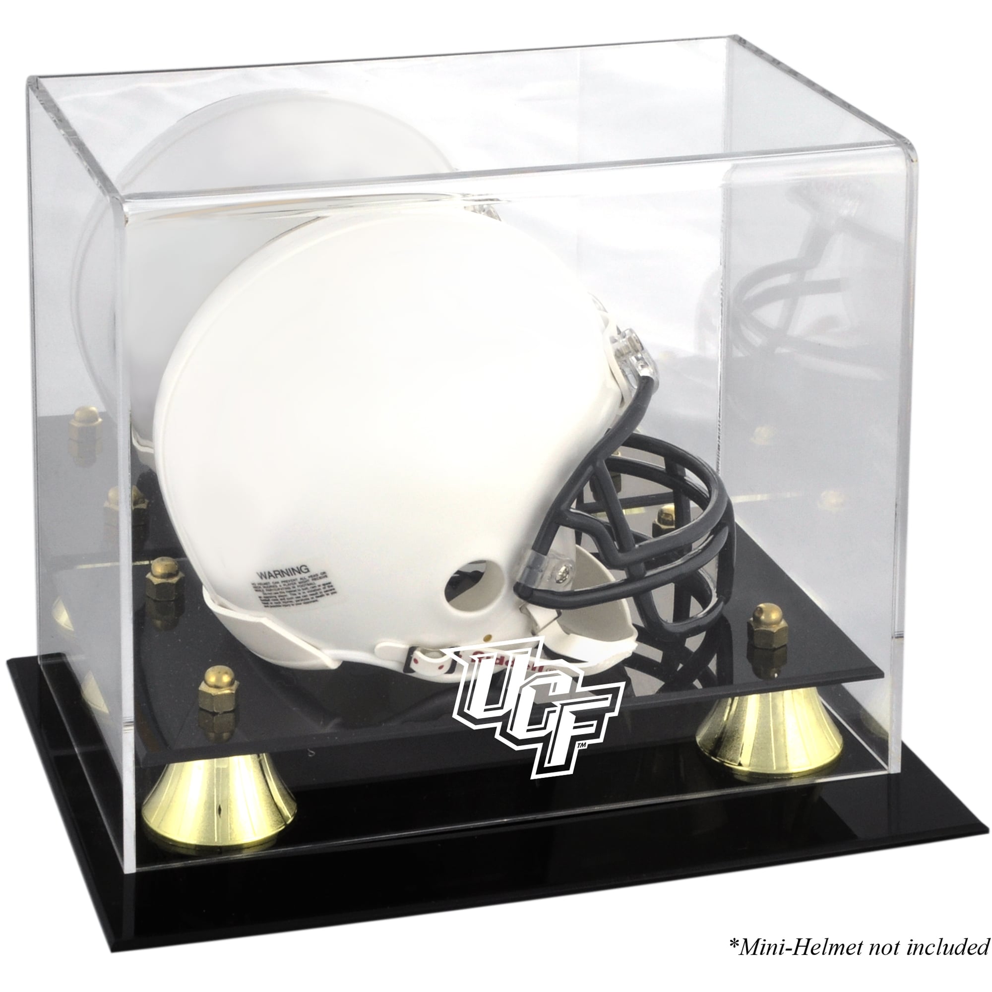 UCF Knights Golden Classic Logo Mini Helmet Display Case