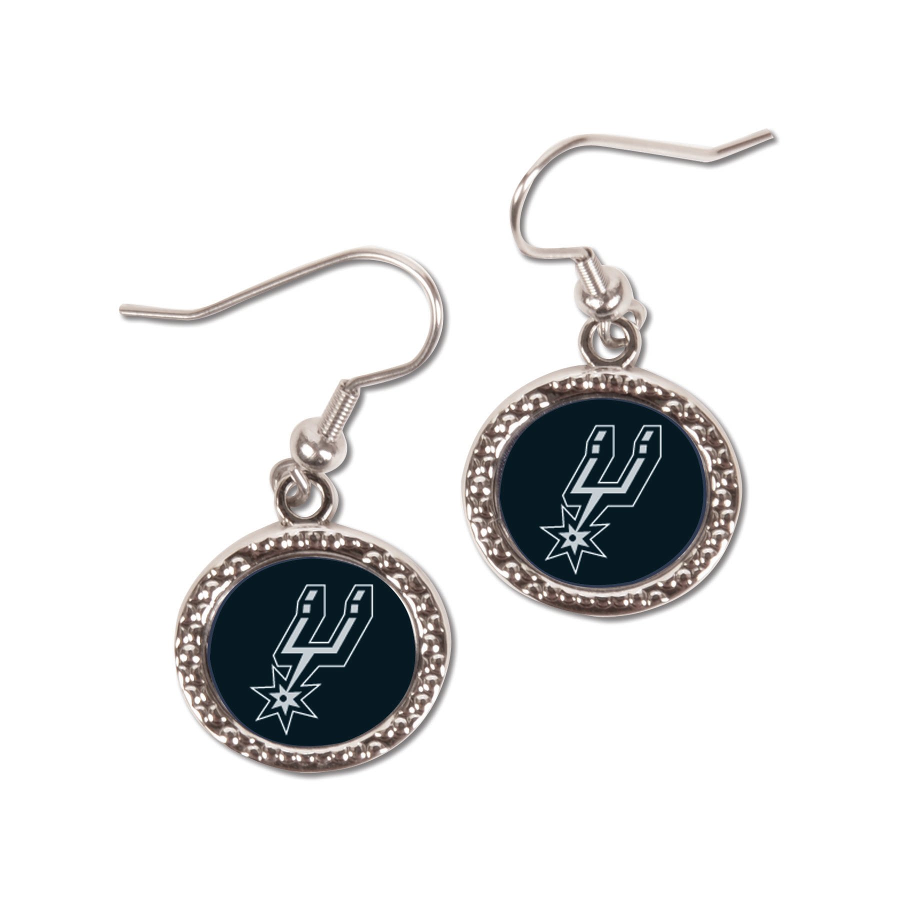 Women's San Antonio Spurs WinCraft Round Dangle Earrings