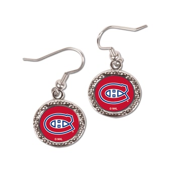 Women's Montreal Canadiens WinCraft Round Dangle Earrings