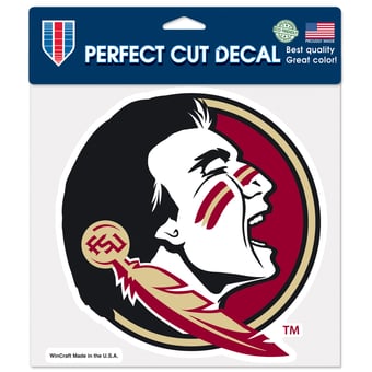 "WinCraft  Florida State Seminoles 8"" x 8"" Color Car Decal"
