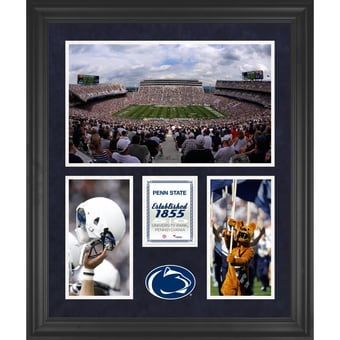 Penn State Nittany Lions Beaver Stadium Framed 20'' x 24'' 3-Opening Collage