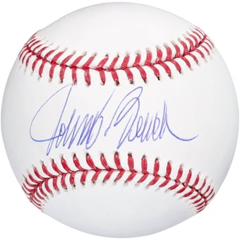 Johnny Bench Cincinnati Reds Autographed Baseball