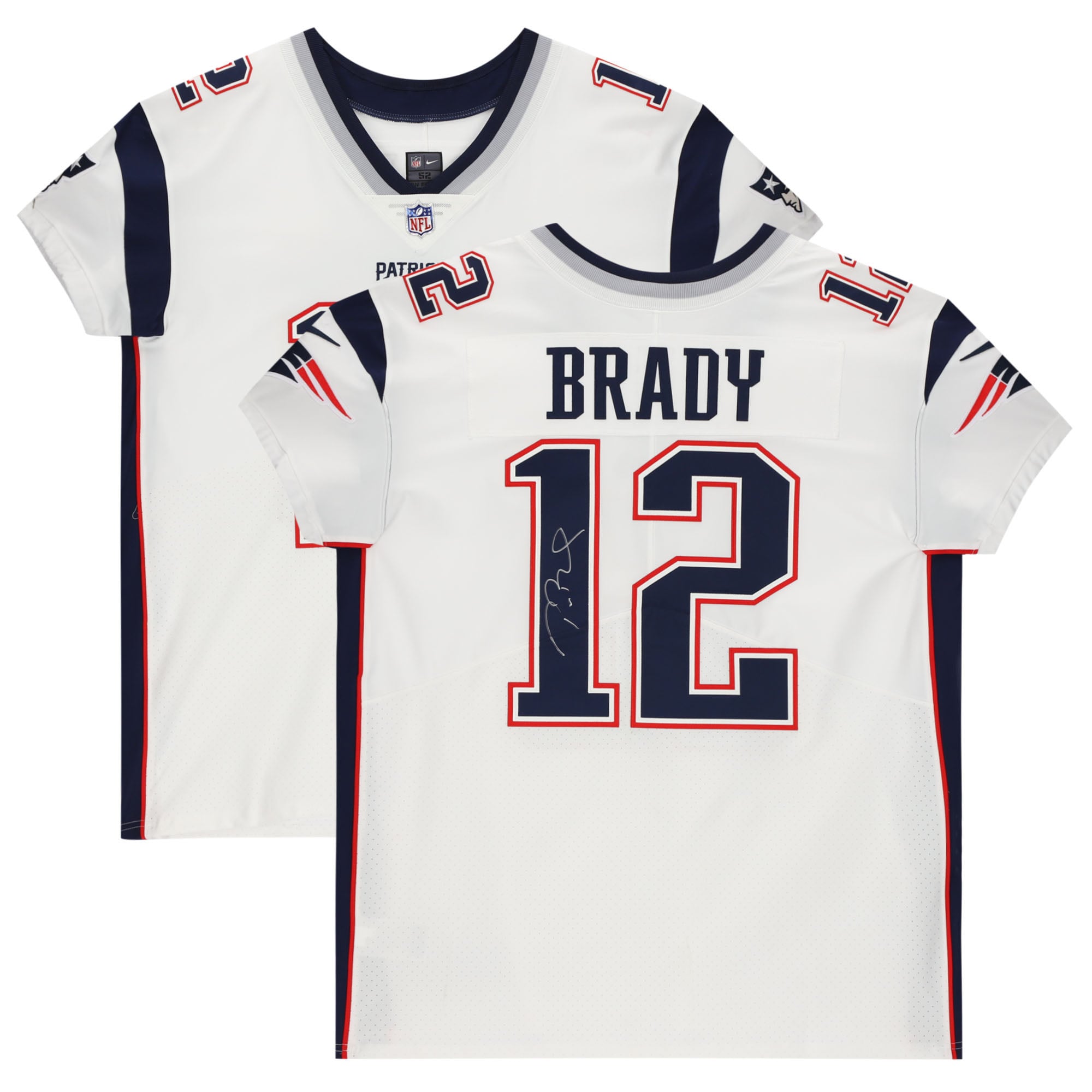 Tom Brady New England Patriots Autographed White Elite Jersey