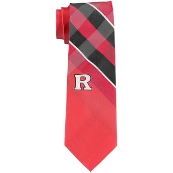 Men's Rutgers Scarlet Raiders Woven Poly Grid Tie