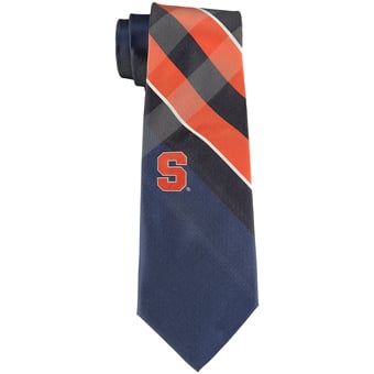 Men's Syracuse Orange Woven Poly Grid Tie